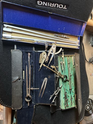 Vintage drafting compass - drafting,