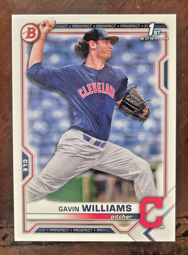 Gavin williams 2021 1st - -,