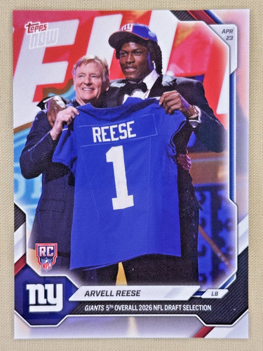 2026 topps now - now, reese